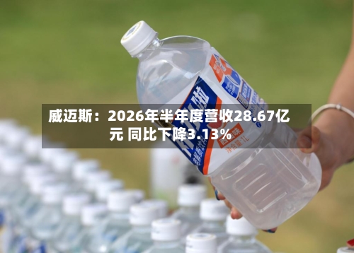威迈斯:2026年半年度营收28.67亿元 同比下降3.13%-第2张图片